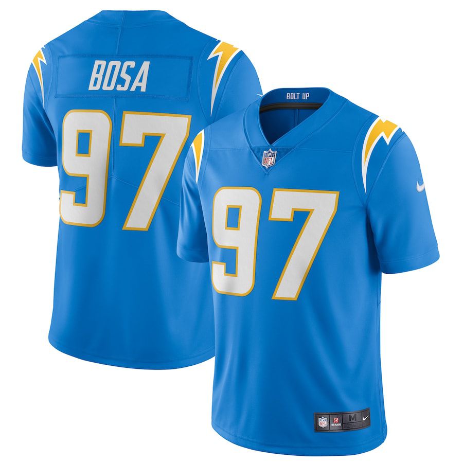 Men Los Angeles Chargers 97 Joey Bosa Nike Powder Blue Vapor Limited NFL Jersey